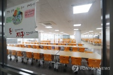 코로나19가 만들어낸 급식실 풍경