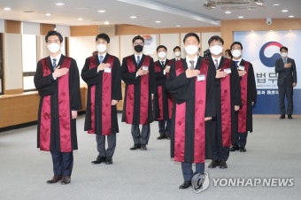 코로나19가 바꾼 신임검사 임관식 풍경