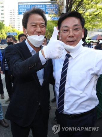 임종석, 대구 달서갑 권택흥 후보 지원 유세