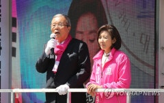 김종인, 나경원 지원 유세