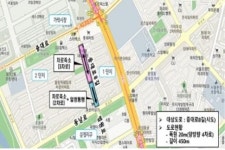 서울 송파구, 중대로8길 도로 줄이고 보행공간 확대