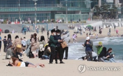 활기 찾은 해운대해수욕장