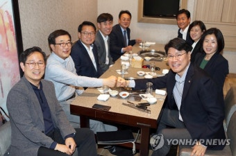 5선 서병수 주선 통합당 부산 당선인 첫 식사 모임