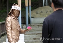 광주공원에 설치된 5·18 시민군 동상