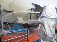 경남 고성 해상펜션 화재