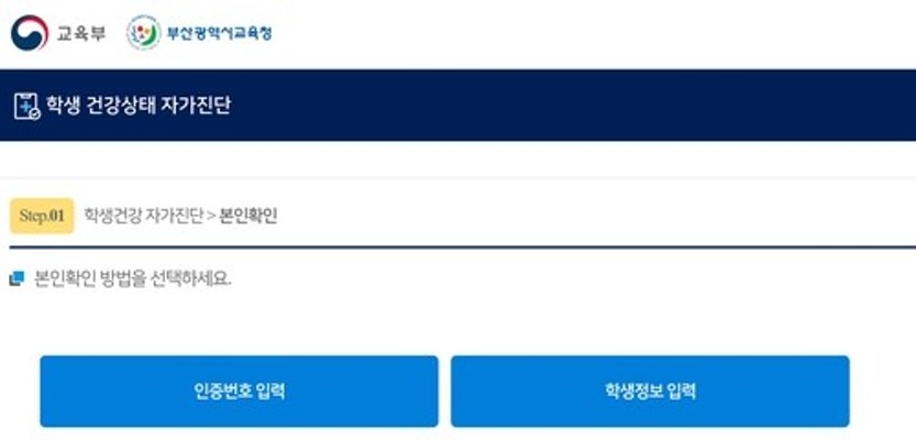 부산서도 학생 자가진단 사이트 일시 접속 장애(종합) | 포토뉴스