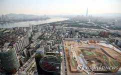 토지거래허가제 시행된 강남구 삼성동과 송파구 잠실동 일대