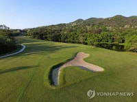 지난해 새롭게 문 연 평양골프장