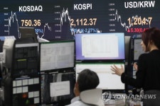 코스닥 코스피, 하락 마감