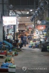 한산한 광주 양동시장