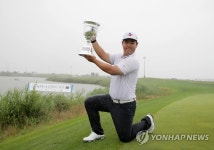 김주형, '우승했어요'