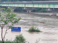 폭우에 불어난 나주 지석천
