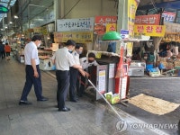 광주 서부소방, 전통시장 현장 지도 방문