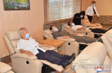 양덕온천에서도 마스크는 꼭 착용