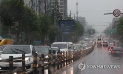 동부간선도로 전면통제 여파, 출근길 교통정체