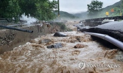 철원 와수천·사곡천 범람 우려…인근 저지대 주민에 대피령(종합)