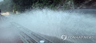 도로 물보라