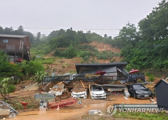 펜션·공장 토사 덮쳐 사상자 속출…물폭탄에 중부지방 '쑥대밭'(종합)
