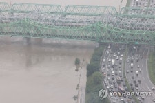 경기 광주 한강 경안교 지점 수위 상승…홍수주의보 발령