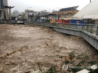 아슬아슬한 광주 양동교