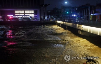 범람 위기 모면  광주천 '안심하긴 일러'