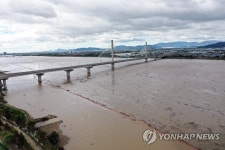 낙동강도 넘실…부산 구포대교·대구 성하리 홍수 주의보