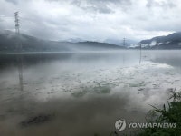침수 피해 입은 구례 상하수도사업소 취수장