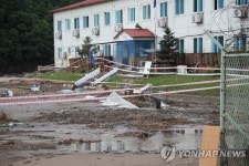 침수됐던 부대 시설물들