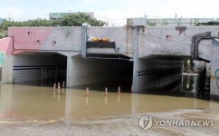 부산 생태공원 지하차도 침수