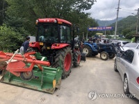 원주 황둔리 주민 코로나19 생활치료센터 운영 반발