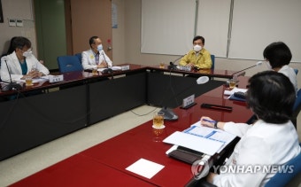 서북병원 방문한 서울시장 권한대행