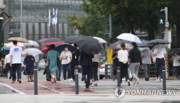 거리 두기 2.5단계 시행 중인 점심시간