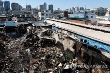 화마 덮친 청량리 청과물시장