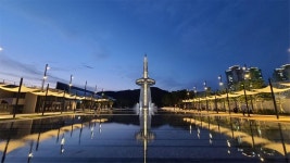 대전 엑스포과학공원 한빛탑 앞 광장 새 단장 마무리