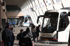 한산한 고속버스터미널