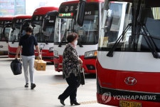 한산한 광주종합버스터미널