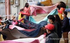 코로나19 취약계층 이불 세탁