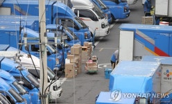 가득 쌓인 택배들