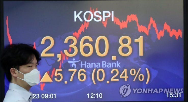 코스피 2,360.81로 마감 | 포토뉴스