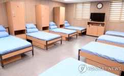 대체복무자 생활관 내부 모습