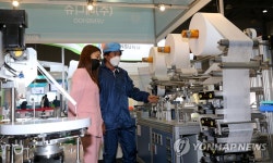 2020 K-방역 엑스포서 덴탈마스크 장비 시연