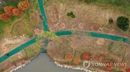가을의 막바지 양산호수공원