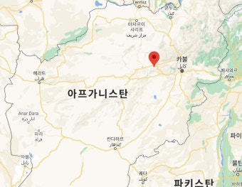 아프가니스탄 지도