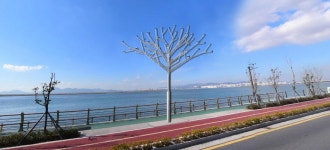 낙동강 선셋로드 부산 강변대로 거리 미술관 변신