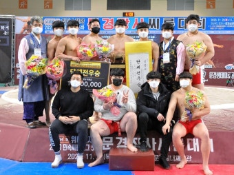 손명호, 문경장사 씨름대회서 통산 5번째 백두장사…올해 2관왕