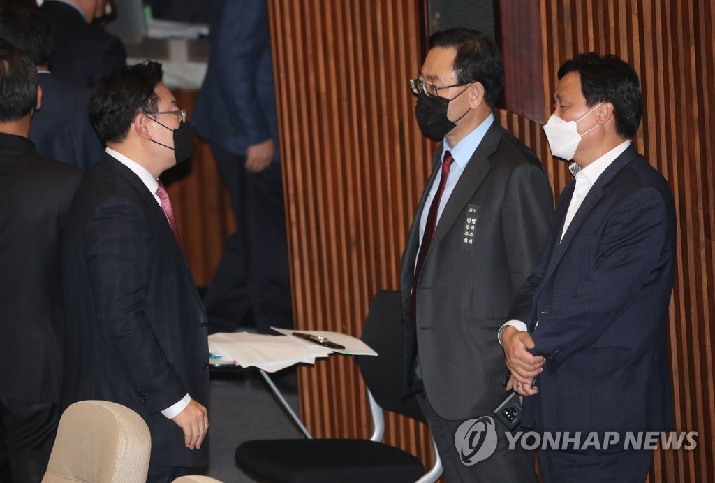 주호영 국회부의장, 더불어민주당의 방송 4법 처리 강행에 반대