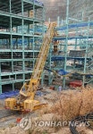 삼척 석탄화력발전소 공사장서 붐대 넘어져…인명피해 없어