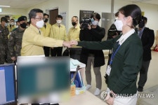 국군고양병원 방문한 서욱 국방부 장관