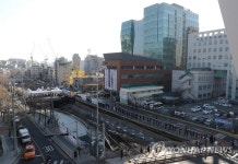 성북구청 앞 코로나19 임시 선별진료소