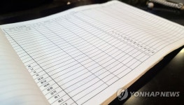 민망한 연말 식당 예약 장부